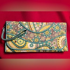 Vera Bradley Lemon Parfait wristlet wallet